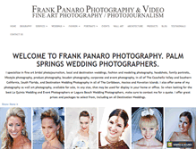 Tablet Screenshot of frankpanarophotography.com